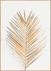 Palm Leaf Gold | FRAMED PRINT