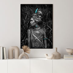 In the Bush blue | FRAMED PRINT