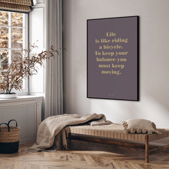 Life is like | FRAMED PRINT