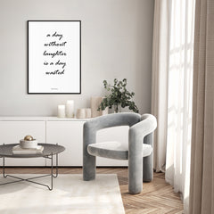 Without laughter | FRAMED PRINT