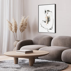 After the shower 2 | FRAMED PRINT