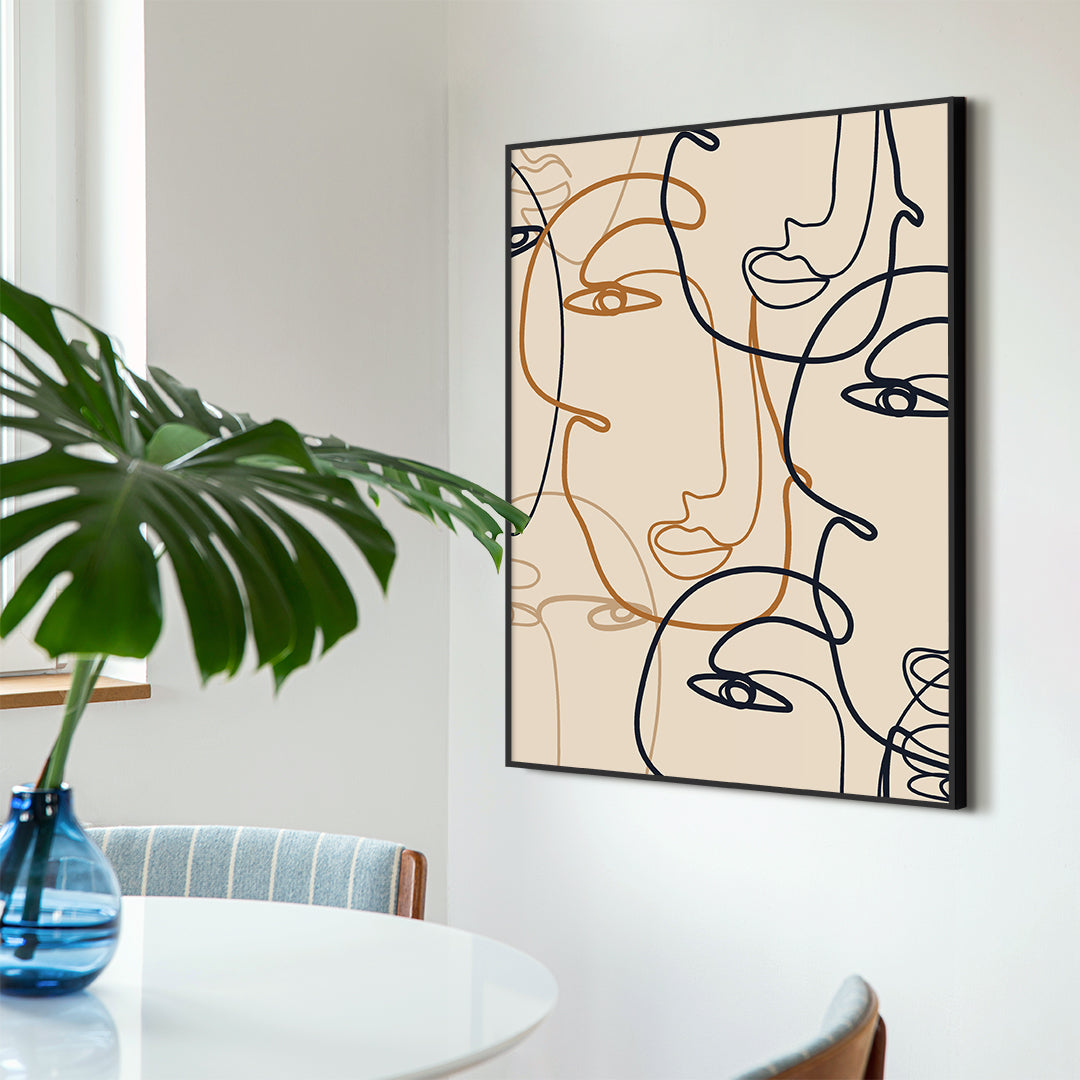 Abstract Lines 1 | FRAMED PRINT