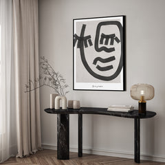 Lignes grasses 1 | FRAMED PRINT