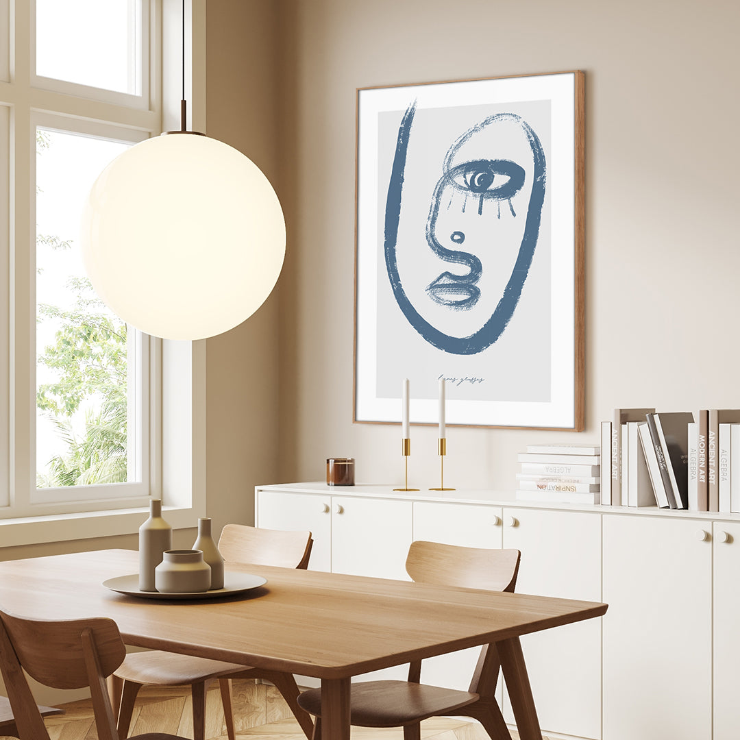 Lignes grasses 2 | FRAMED PRINT