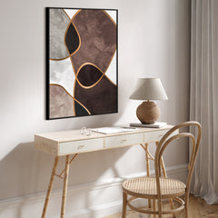 Velvet Shapes 3 | FRAMED PRINT