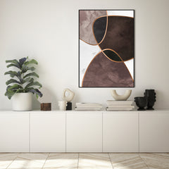 Velvet Shapes 4 | FRAMED PRINT