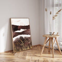 Golden Land 4 | FRAMED PRINT
