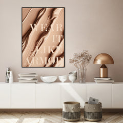 Wear it like armor | FRAMED PRINT