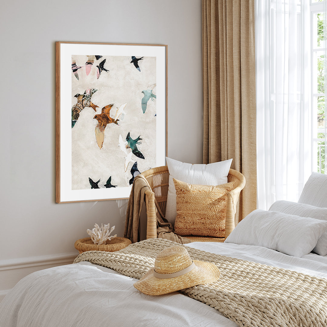 Abstract Birds 1 | Framed Print