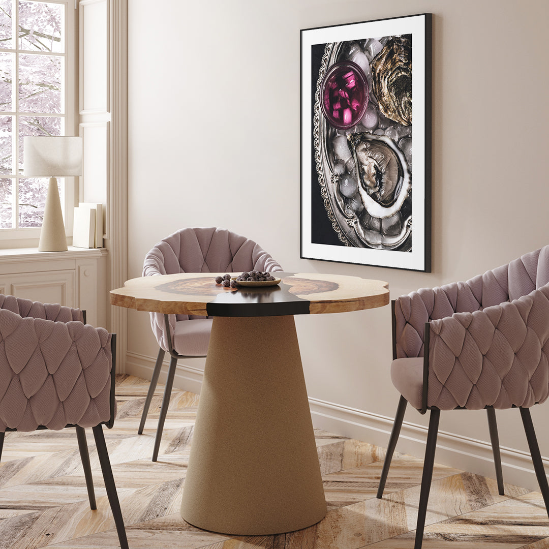 Oyster Luxe 1 | FRAMED PRINT