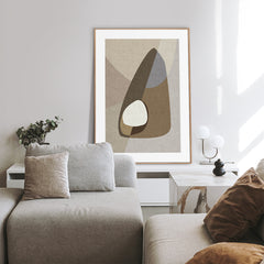 Picasa Greige 1 | FRAMED PRINT