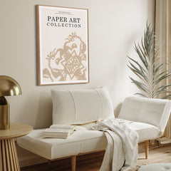Paper Art 7 | FRAMED PRINT