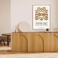 Paper Art 9 | FRAMED PRINT