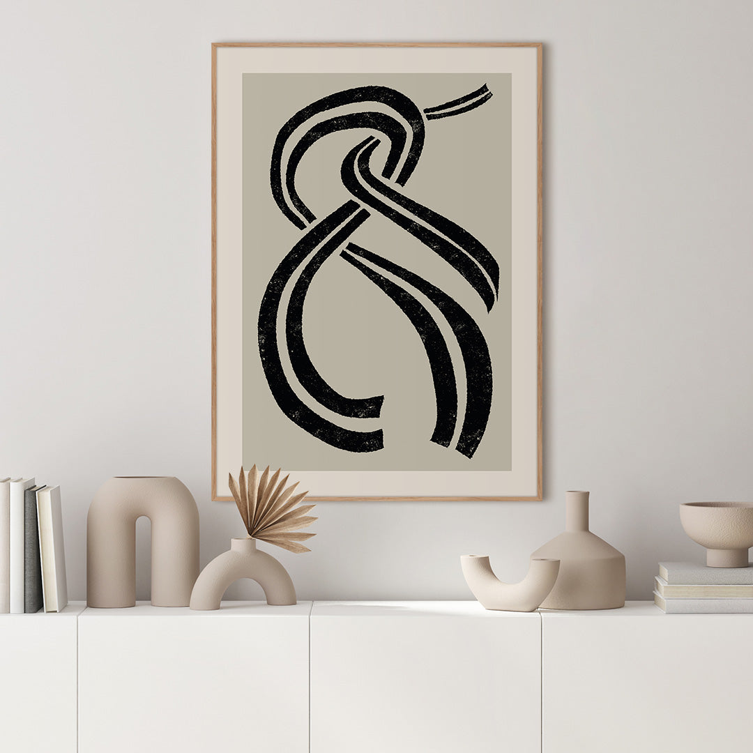 Two cords | FRAMED PRINT