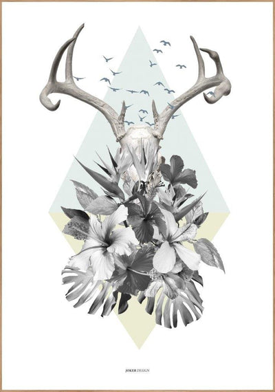 Tropic Deer 2 | FRAMED PRINT