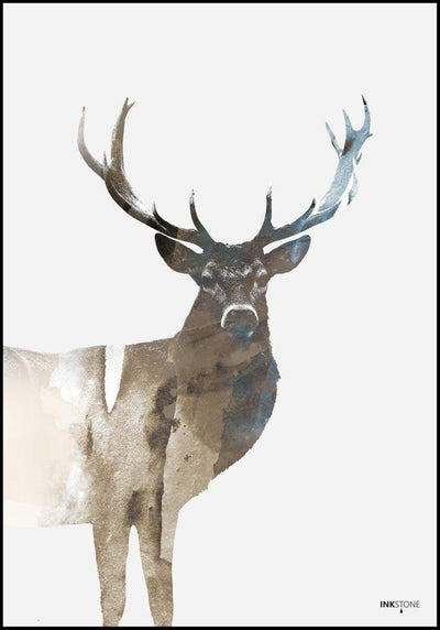 Deerly | FRAMED PRINT