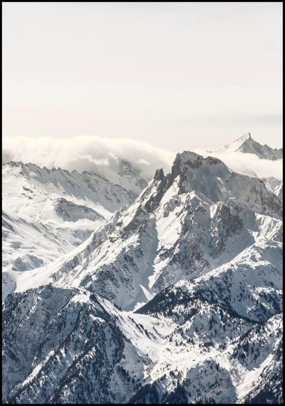 White mountain | FRAMED PRINT