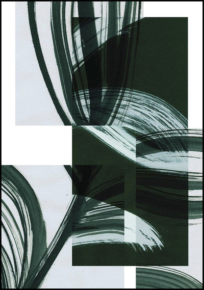 Square green 1 | FRAMED PRINT