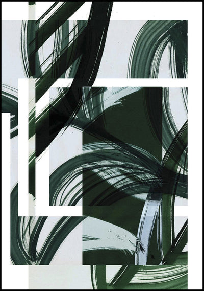 Square green 2 | FRAMED PRINT
