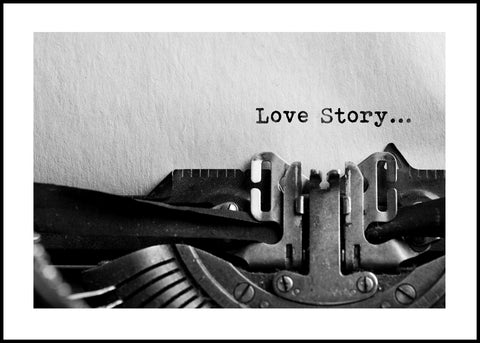 Vintage Love Story | FRAMED PRINT