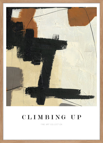 Climbing up | FRAMED PRINT