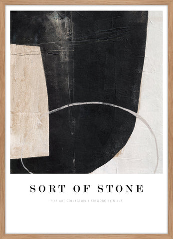 Sort of stone | FRAMED PRINT