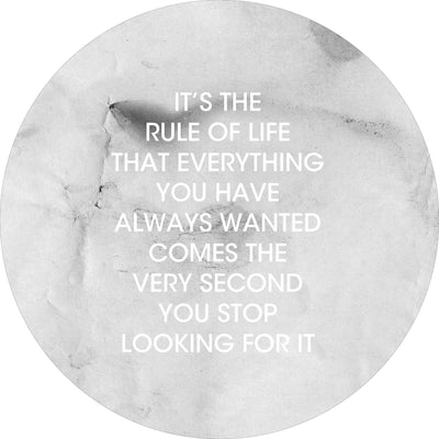 Rule of Life grey | CIRCLE ART