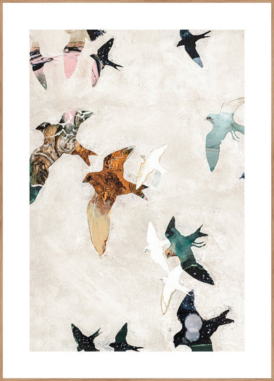 Abstract Birds 1 | Framed Print