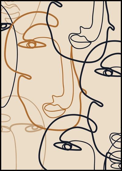 Abstract Lines 1 | FRAMED PRINT