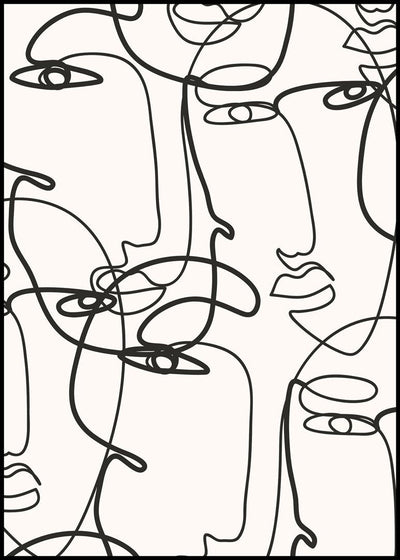 Abstract Lines 4 | FRAMED PRINT