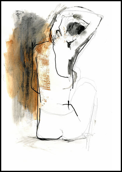 After the shower 1 | FRAMED PRINT