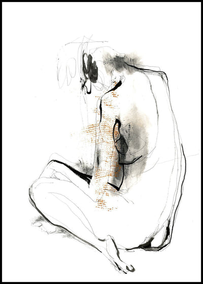 After the shower 2 | FRAMED PRINT