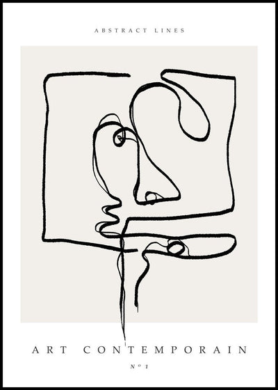Art Contemporain 1 | FRAMED PRINT