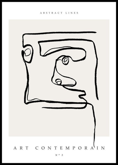 Art Contemporain 2 | FRAMED PRINT