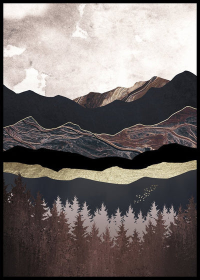 Autumn Mountains 2 | FRAMED PRINT