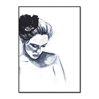 Blue Girl 2 | FRAMED PRINT