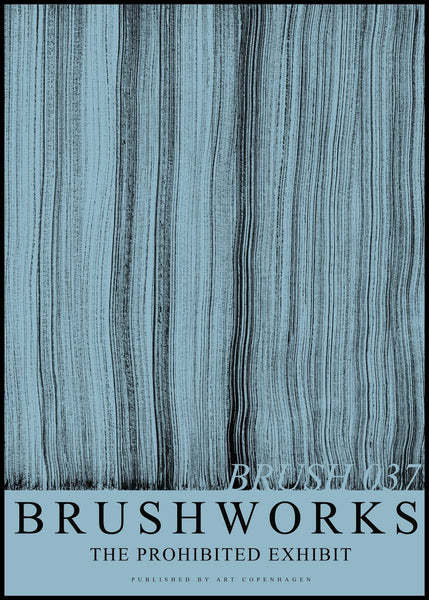 Brushwork 037 | FRAMED PRINT