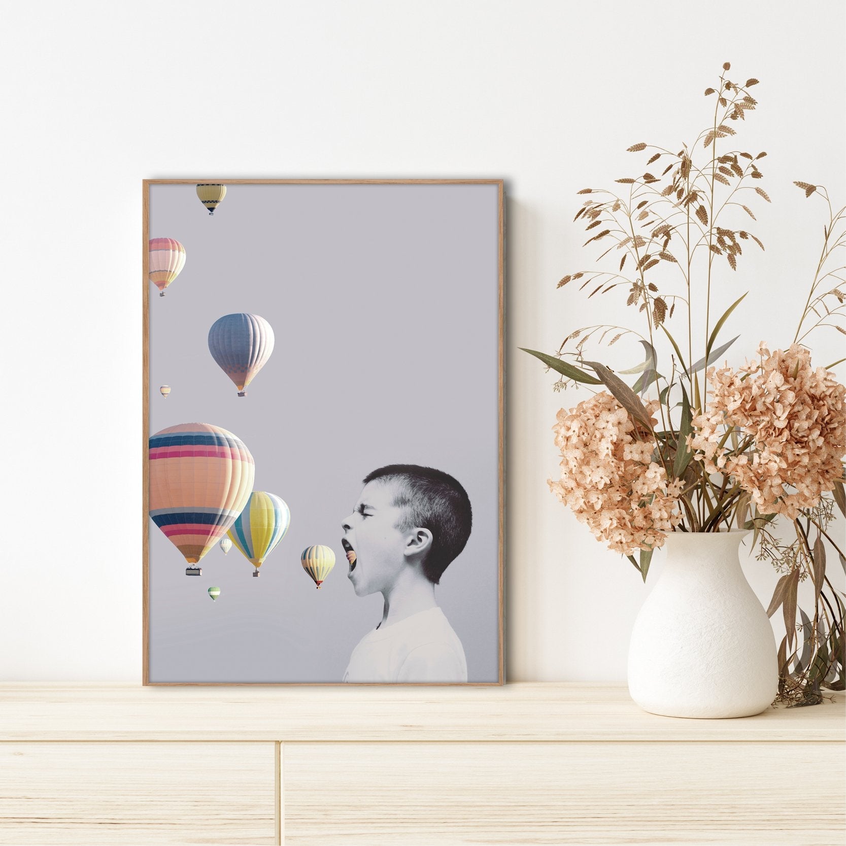My big mouth | FRAMED PRINT