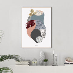 Terazzo amoebe 2 | FRAMED PRINT