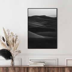 Black dunes | FRAMED PRINT