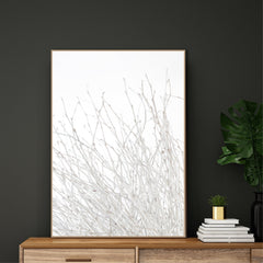 Light and white | FRAMED PRINT