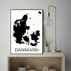 Danmark | FRAMED PRINT