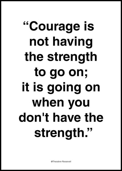 Courage | FRAMED PRINT