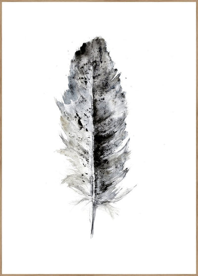 Cozy Feather 1 | FRAMED PRINT