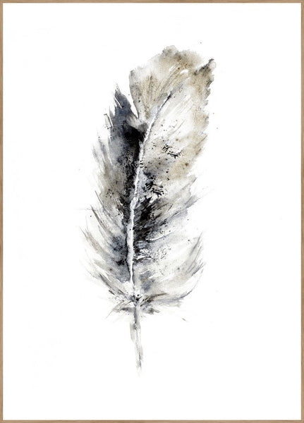 Cozy Feather 2 | FRAMED PRINT