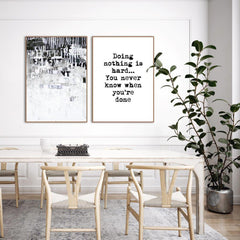 Doing Nothing | FRAMED PRINT