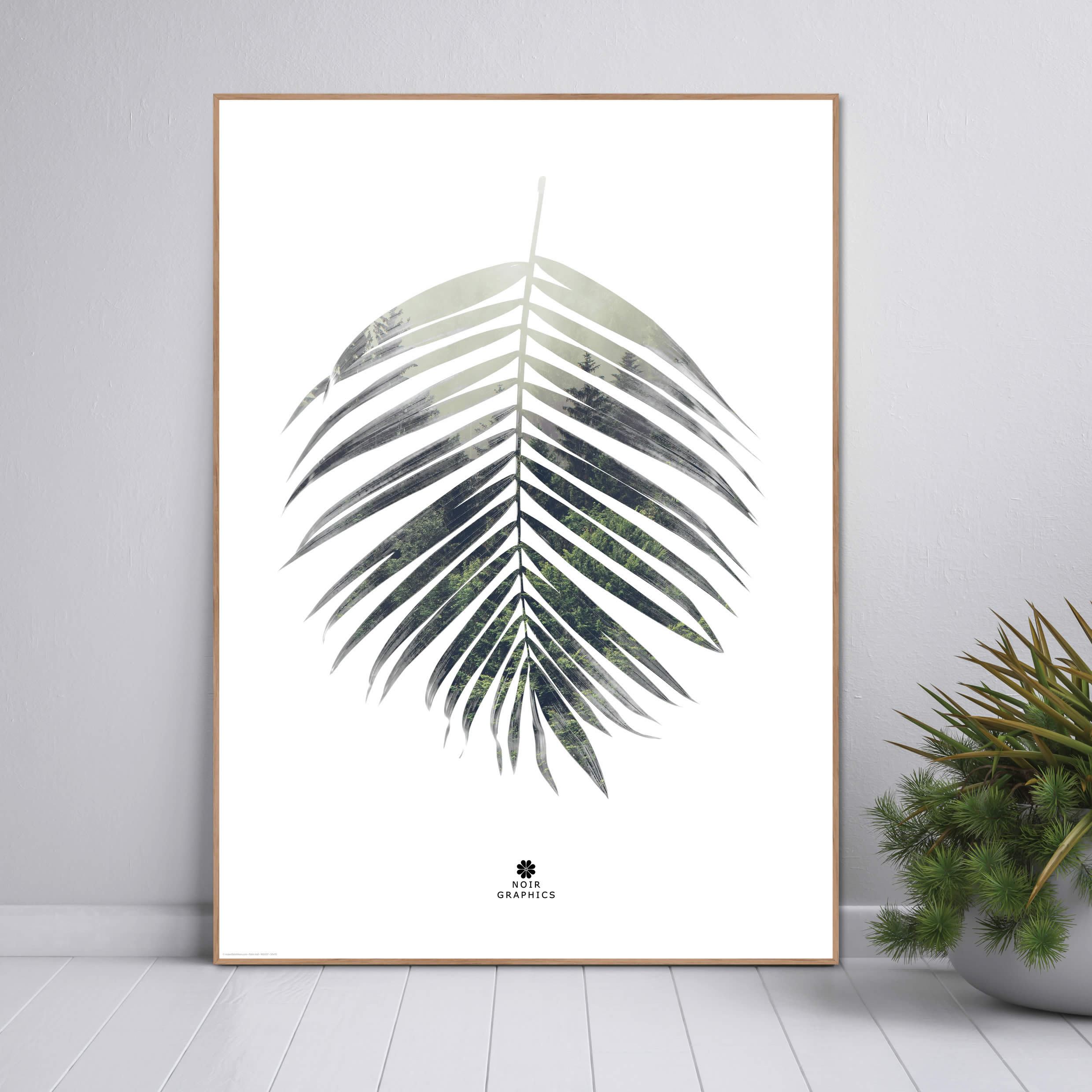 Palm leaf | FRAMED PRINT