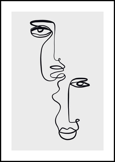 Faces 2 | FRAMED PRINT