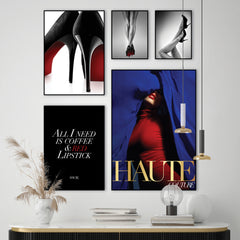 Fashion Red 1 | FRAMED PRINT