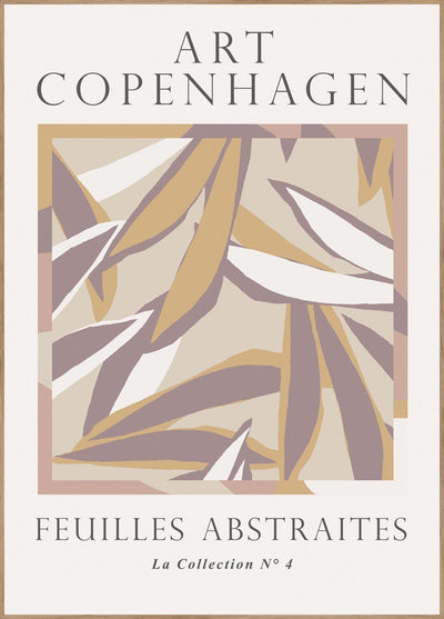 Feuilles abstraites 1 | FRAMED PRINT